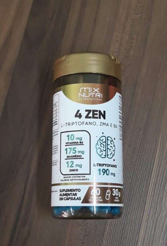 4 Zem Plus L Triptofano Zma E B6 Melhor Sono Mix Nutri Salutar 3138