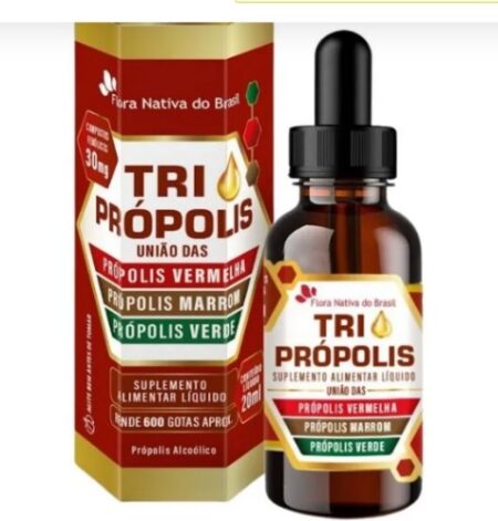 Tri Propolis verde+marron+vermelho20ml (+imunidade)