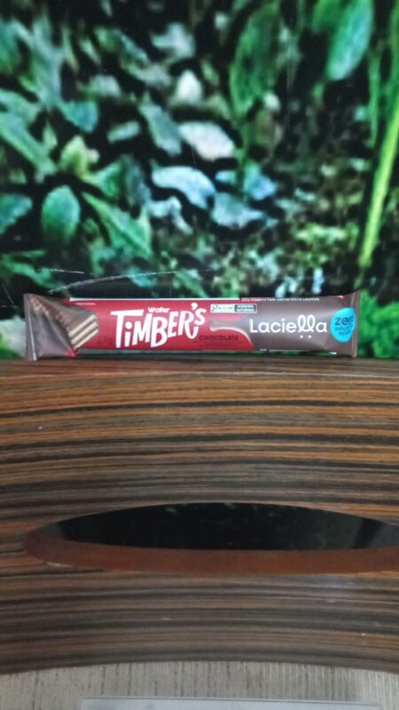 Chocolate Wafer ao Leite 27g 0% açucar timbers laciella