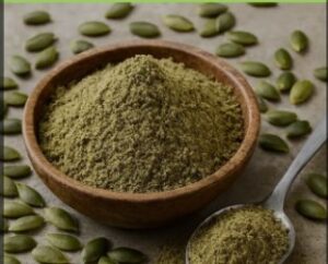 Farinha semente abobora 100g (saude coração/vermifico natural)